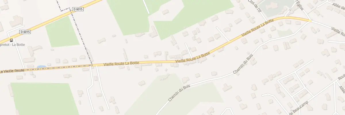 Plan du 28 Rte Vieille Route La Botte à Saint-Aubin-Routot