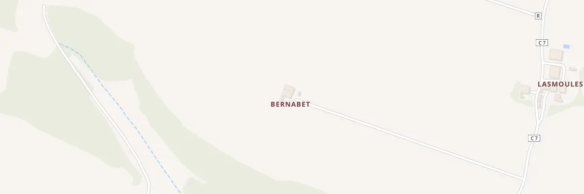 Plan du 5045 Bernabet à Bazian