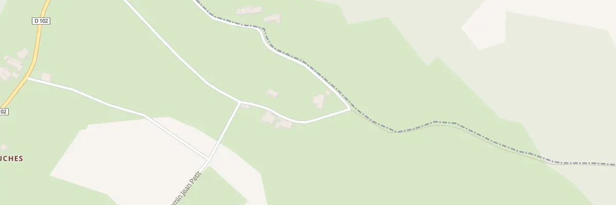 Plan du 5038 Ouche des Fantins à Saint-Sulpice-de-Ruffec
