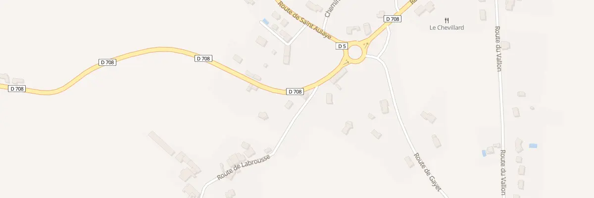 Plan du 34 Rte de Labrousse à Ribérac