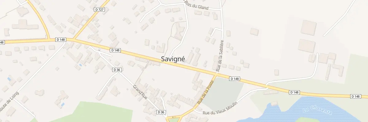 Plan du 18 Rte de Limoges à Savigné