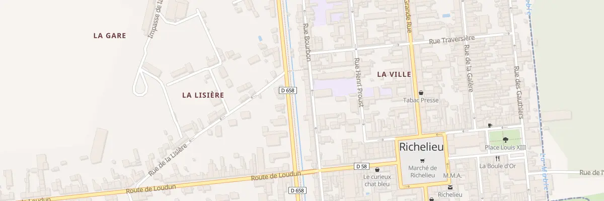 Plan du 24B Rue Bourbon à Richelieu