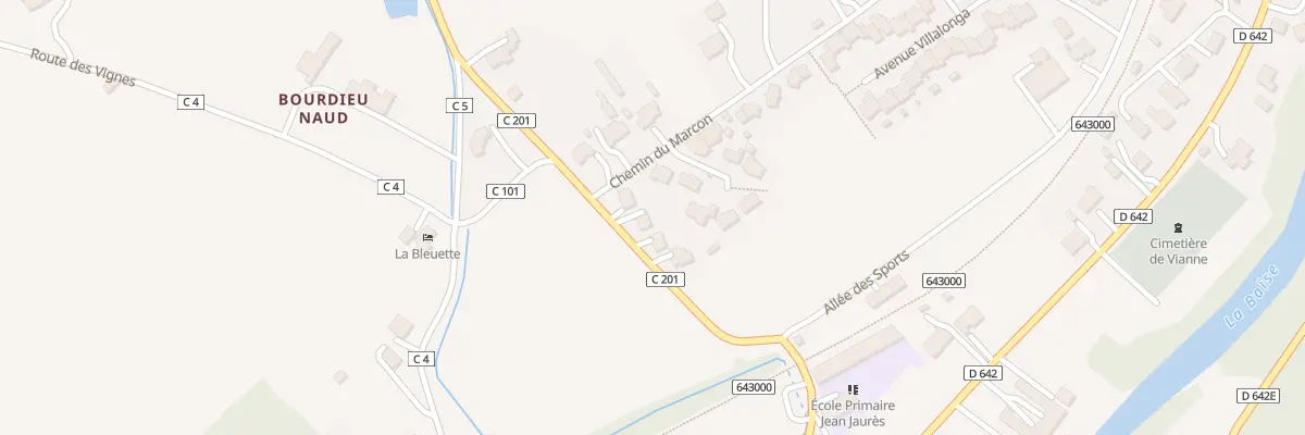 Plan du 6 Rte du Maréchal à Vianne