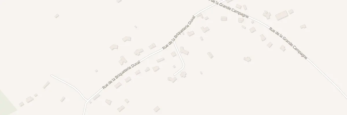 Plan du 280 Rue de la Briqueterie Duval à Beuzeville