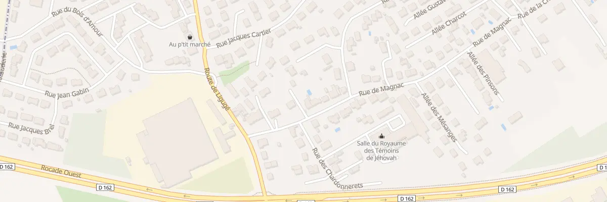 Plan du 42 Rue de Magnac à Saint-Benoît