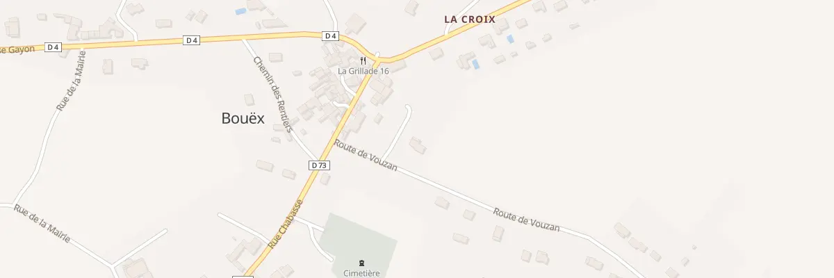 Plan du 79 Rte de Vouzan à Bouëx
