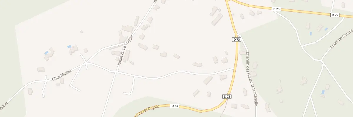 Plan du 5406 La Trappe à Sers
