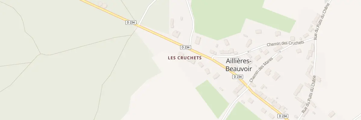 Plan du 29 Rte de Perseigne à Aillières-Beauvoir