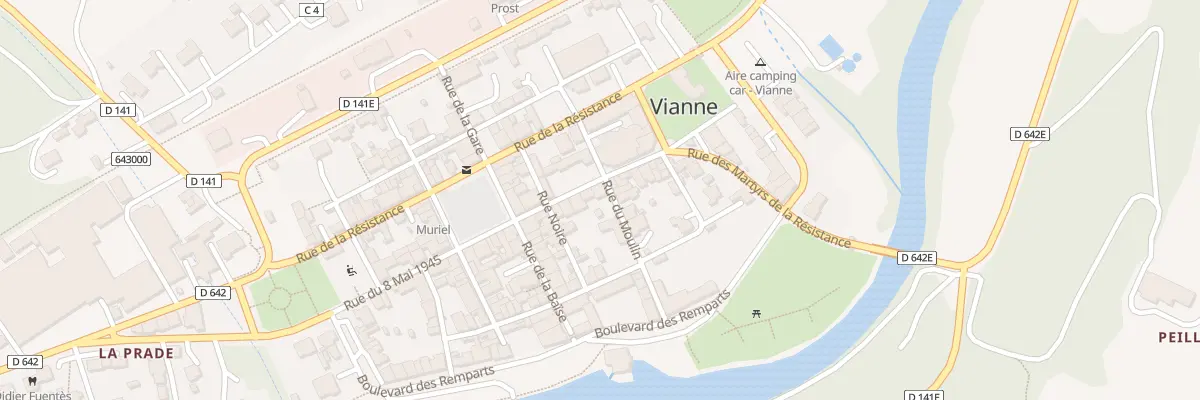 Plan du 10 Rue Martyrs de la Resistance à Vianne