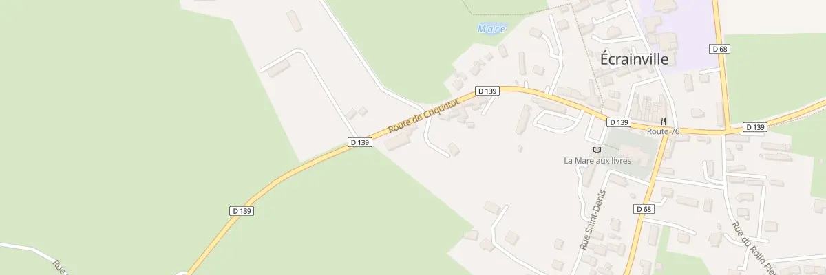 Plan du 313 Rte de Criquetot à Écrainville