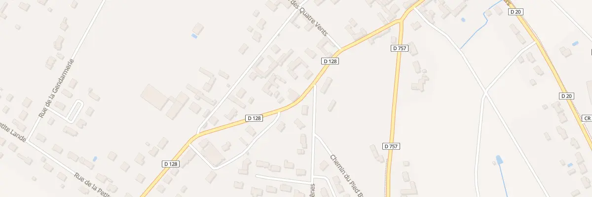 Plan du 16B Rue de Boussageau à Lencloître