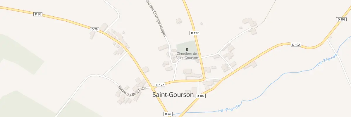 Plan du 3 Rue du Cimetière à Saint-Gourson