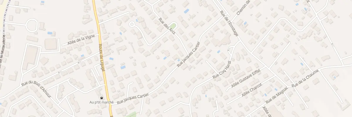 Plan du 13 Rue Jacques Cartier à Saint-Benoît