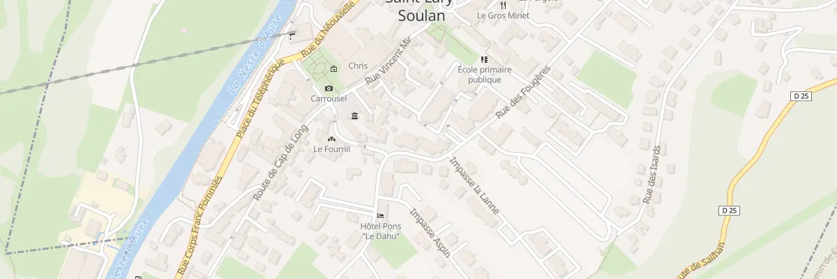 Plan du 18 Rue des Fougeres à Saint-Lary-Soulan