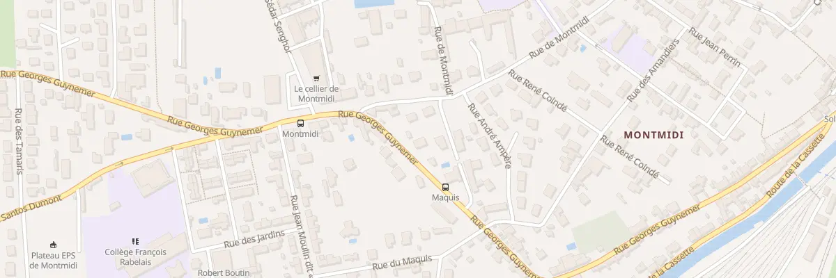 Plan du 134 Rue Georges Guynemer à Poitiers
