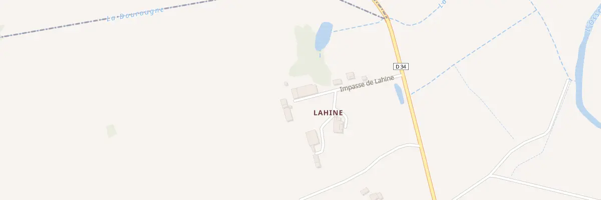 Plan du 5089 Lahine à Caillavet