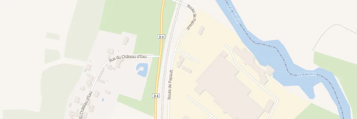 Plan du 8 Rte de Papault à Iteuil