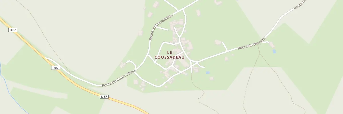 Plan du 5095 Le Coussadeau à Sers