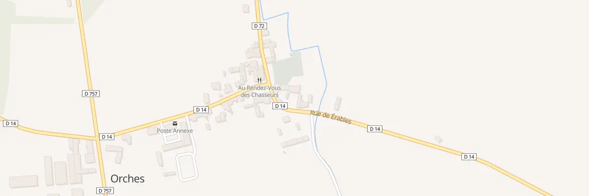 Plan du 19 Rue des Erables à Orches