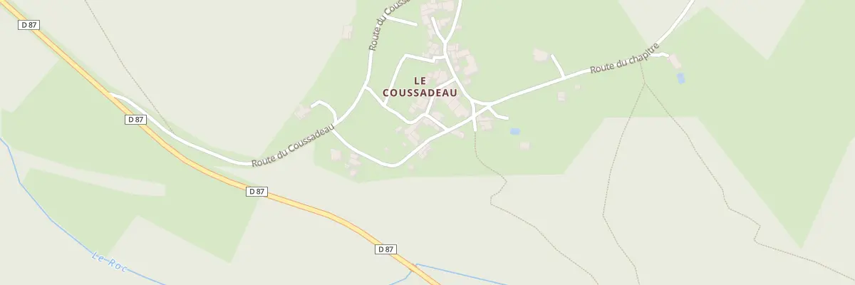 Plan du 5188 Le Coussadeau à Sers