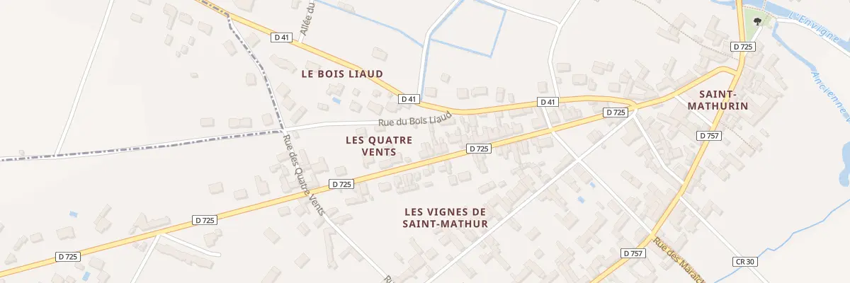 Plan du 50 Rue Charles de Gaulle à Lencloître