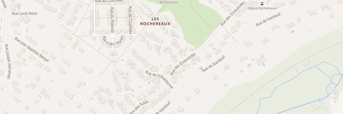 Plan du 22 All des Opales à Migné-Auxances