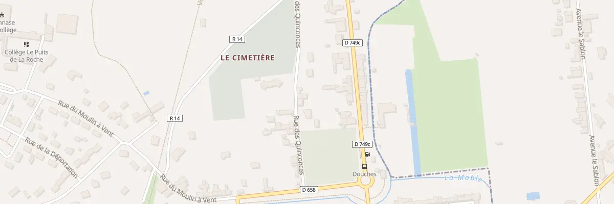 Plan du 3 Rue des Quinconces à Richelieu