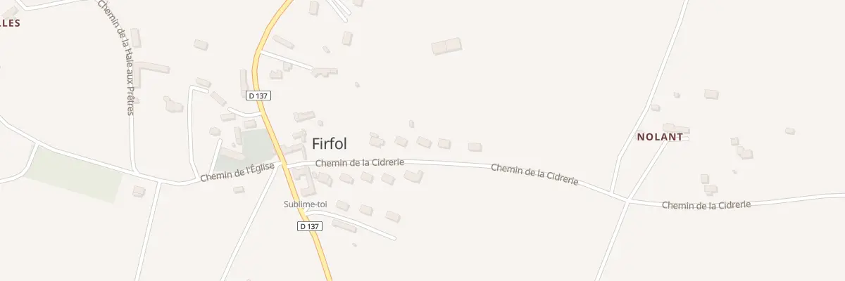 Plan du 145 Che de la Cidrerie à Firfol