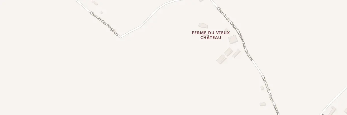 Plan du 389 Che du Vieux Chat. aux Bissons au Pin