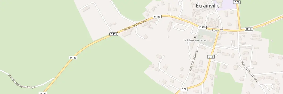 Plan du 283 Rte de Criquetot à Écrainville