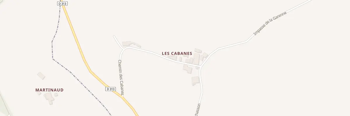 Plan du 50 Aux Cabanes à Soumensac