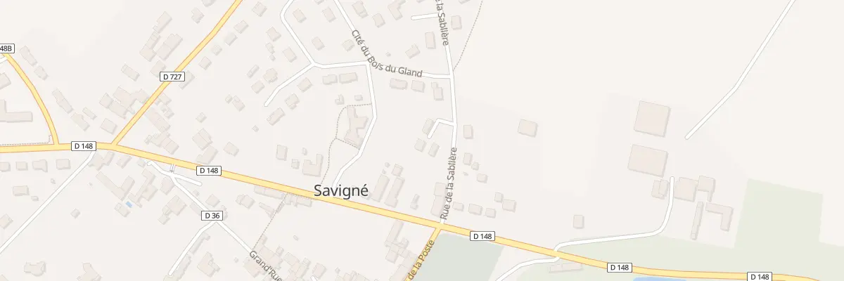 Plan du 2 Imp de la Sablière à Savigné
