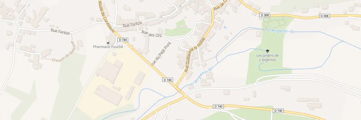 Plan du 6 Rue Guillaume le Noble à Nanteuil-en-Vallée