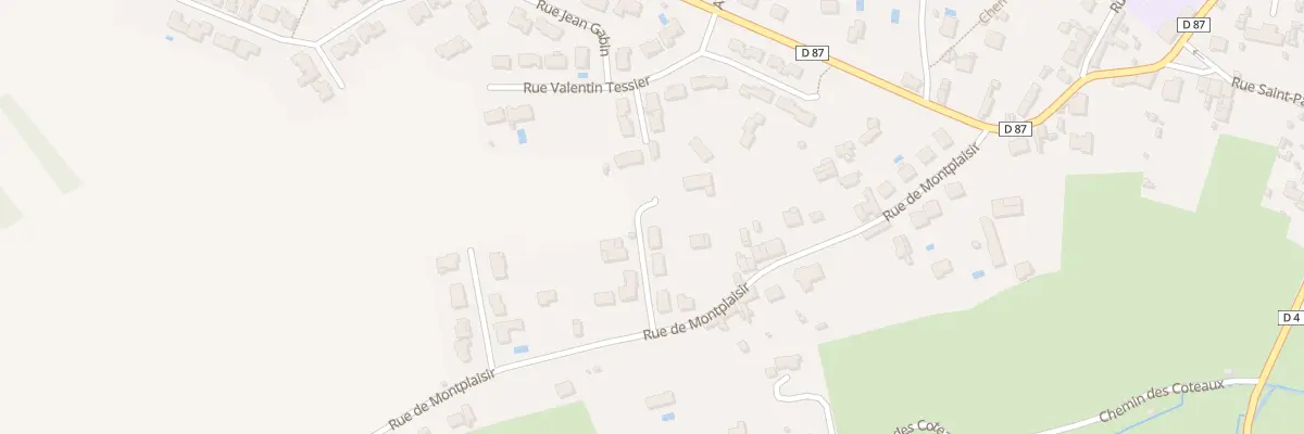 Plan du 34Q Rue de Montplaisir à Ligugé