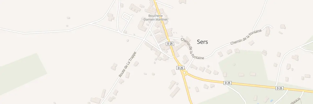 Plan du 5055 Le Bourg à Sers