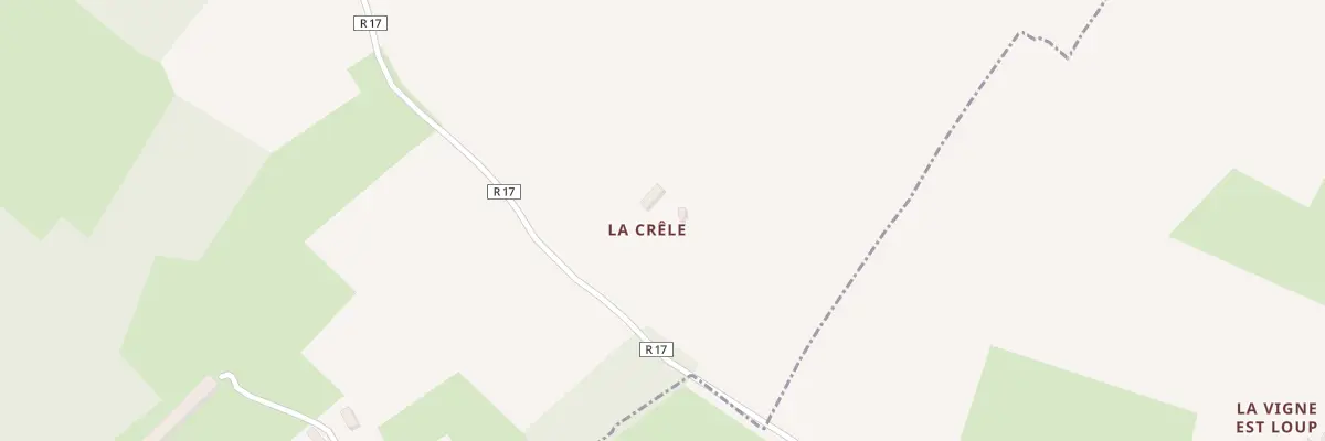 Plan du 5176 La Crele à Mézières-sur-Ponthouin