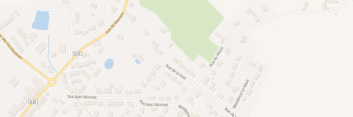 Plan du 11 Rue de la Noë à Marolles-les-Braults