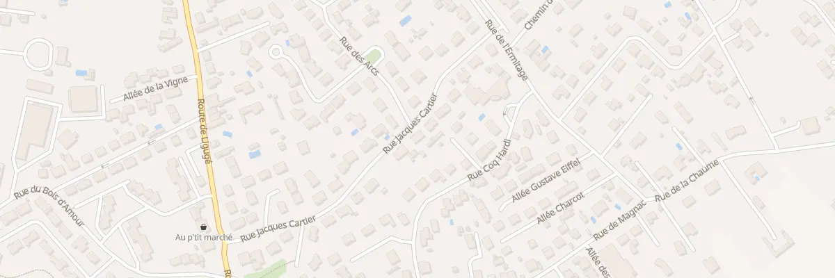 Plan du 30 Rue Jacques Cartier à Saint-Benoît