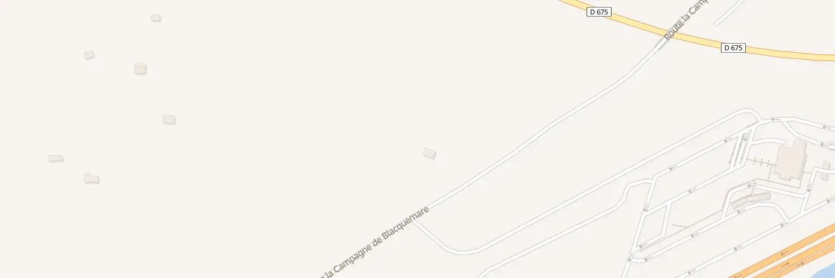 Plan du 1800 Rte La Campagne de Blacquemare à Beuzeville