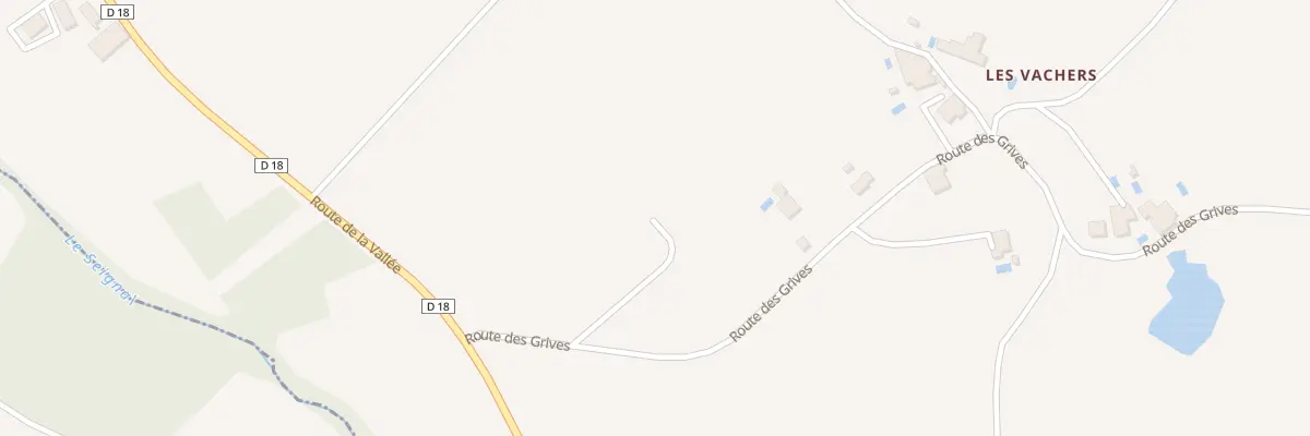 Plan du 1170 Rte des Grives à Thénac