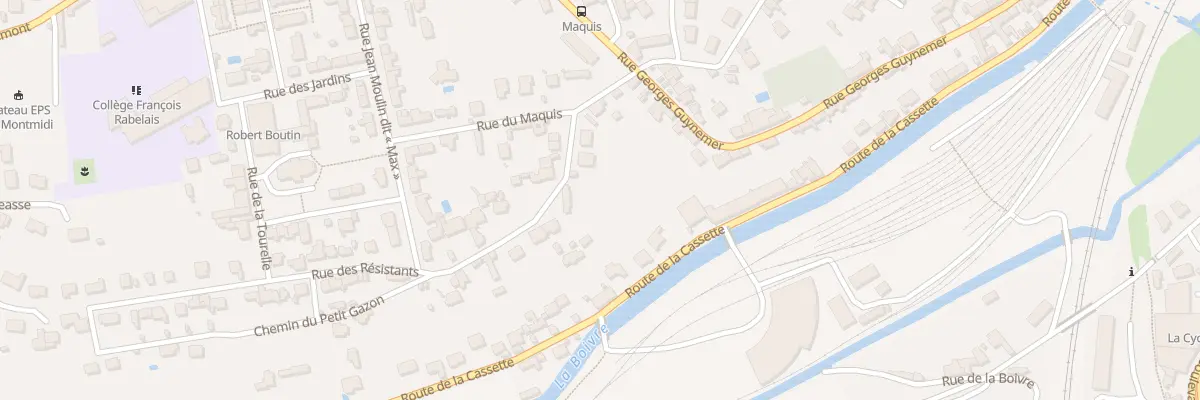 Plan du 5 Rue des Resistants à Poitiers
