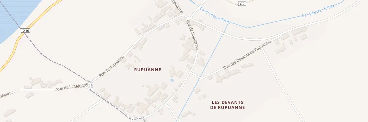 Plan du 43 Rue de Rupuanne à Rivarennes