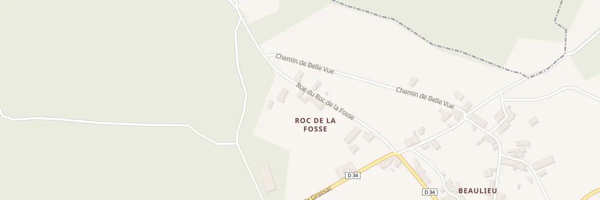 Plan du 5 Rue du Roc de la Fosse à Dignac