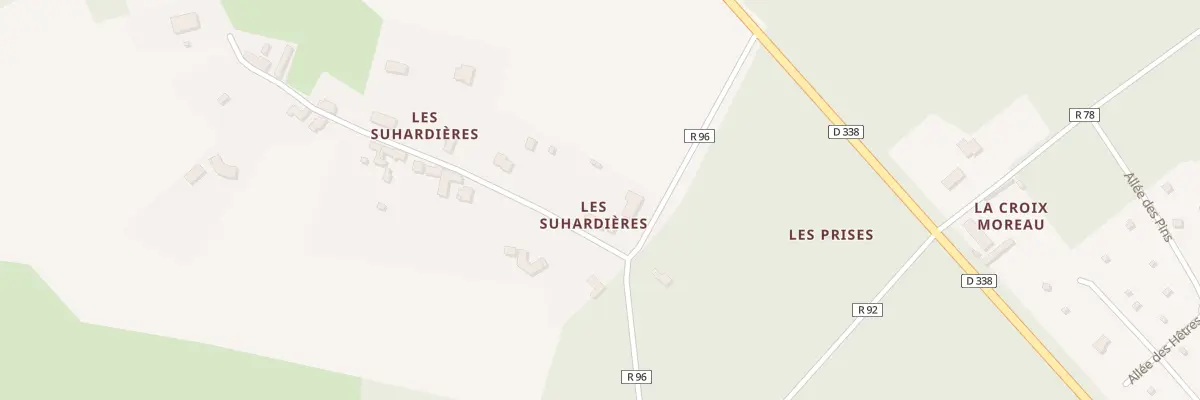 Plan du 4 Les Suhardieres à Marigné-Laillé