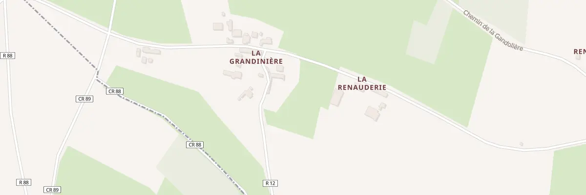 Plan du 3 La Grandiniere à Marigné-Laillé