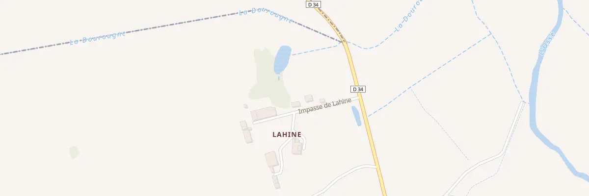 Plan du 5100 Lahine à Caillavet