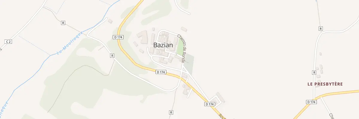 Plan du 5008 Le Village à Bazian