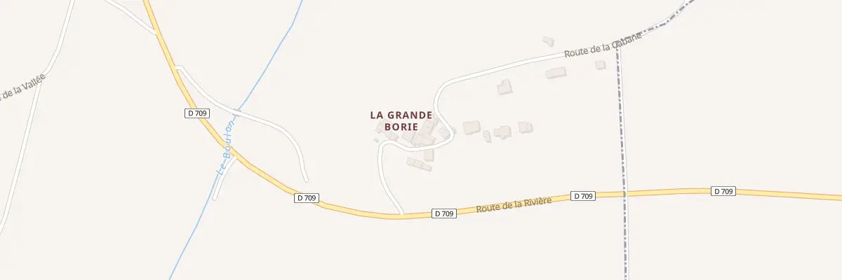 Plan du 147 Rte de la Cabane à Allemans