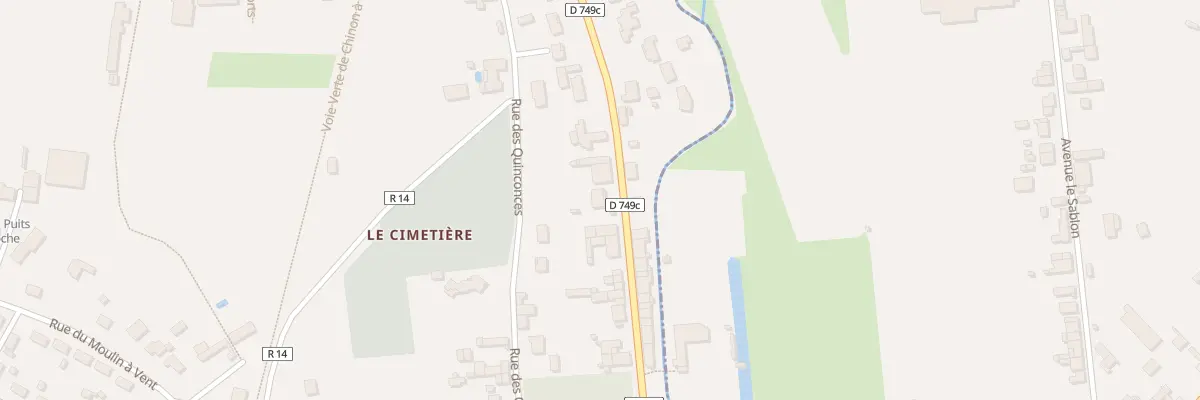 Plan du 17 Rte de Chinon à Richelieu