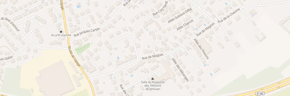 Plan du 30 Rue de Magnac à Saint-Benoît